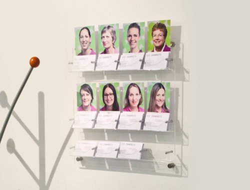 Visitenkartenhalter bei Zahnärzte.ch